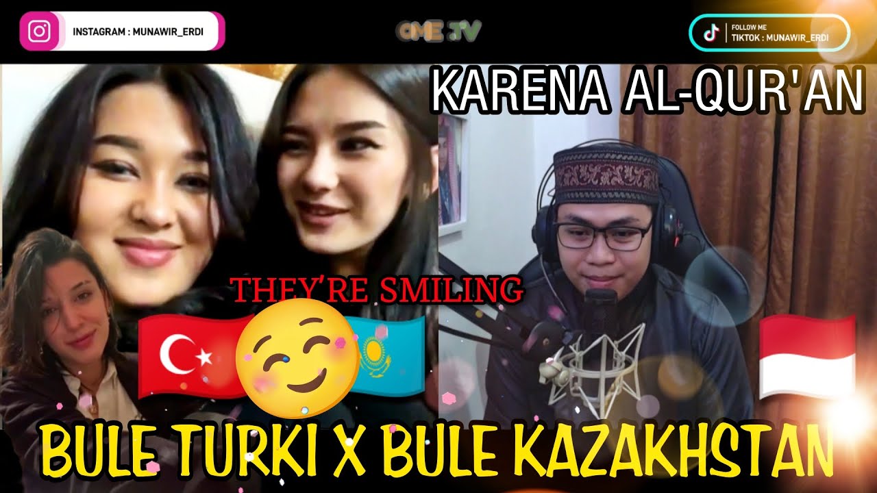 BULE TURKI SAMPAI HAFAL DENGAN SURAH INI HINGGA MEREKA TERSENYUM ‼️ OME.TV MUSLIM INTERNASIONAL 🇲🇨