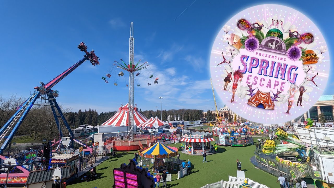 Spring Escape Trafford Centre Fun Fair Vlog 2023