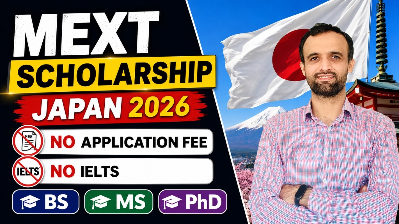 MEXT Scholarship Japan 2027 for BS, MS & PhD | Everything You Need to Know