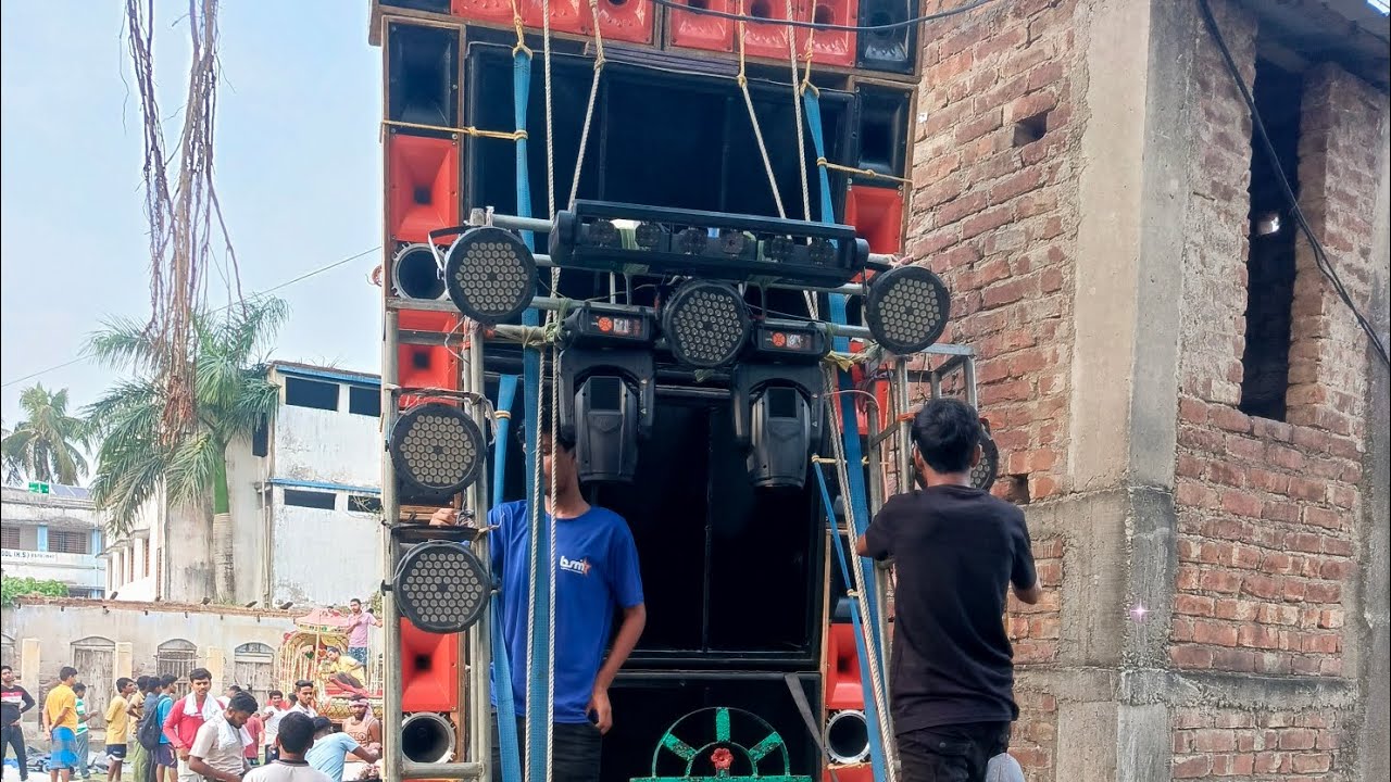 🔴রাজলক্ষ্মী সাউন্ডে রোডস এর জন্য ফিটিং হয়ে গিয়েছে রাধানগর এবার রোড শো হবে 🤩 #box #2026 #viralmusic