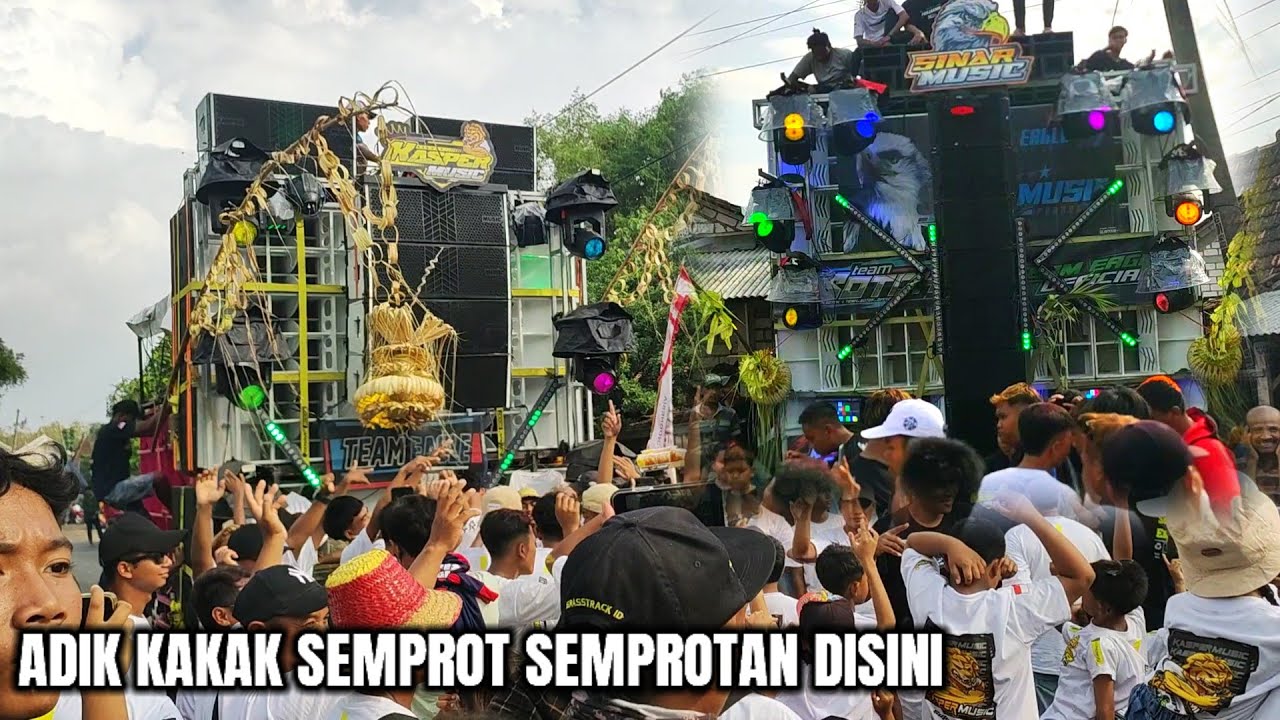 SINAR MUSIC DAN KASPER MUSIC ADIK KAKAK SALING SEMPROT DISINI