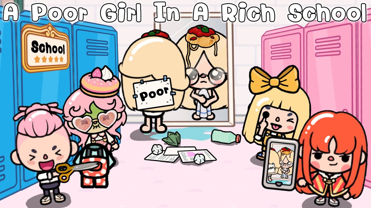 A Poor Girl In A Rich School 😥 Toca life story l Toca boca