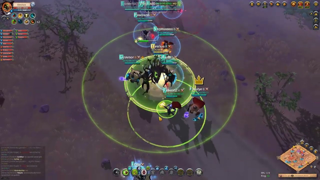 Albion Online | Small Scale Pvp | Outpost | Backstab.Co vs X