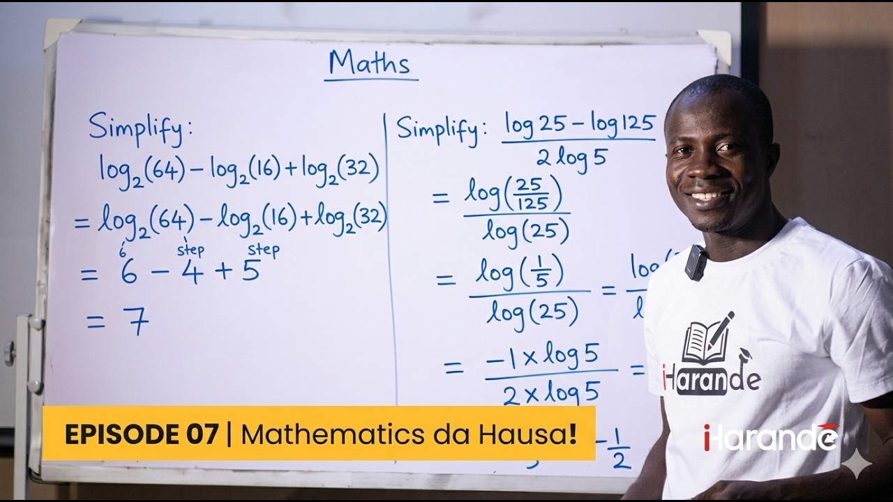 Mathematics da Harshen Hausa | Episode (07)