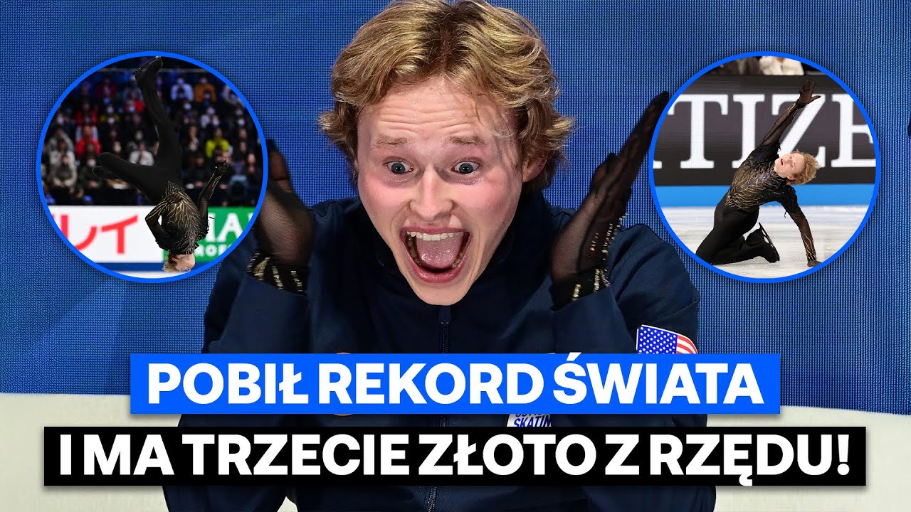 NOWY REKORD ŚWIATA ILII MALININA. Program dowolny Amerykanina zachwyca 😍