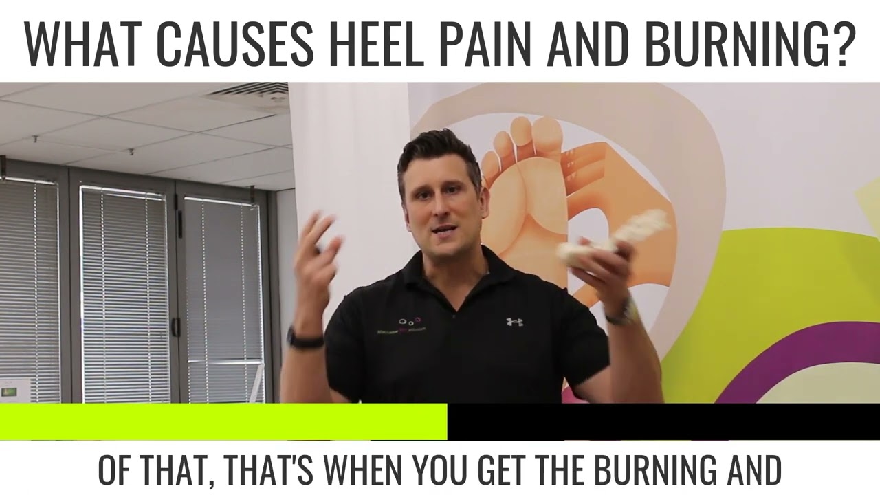 What causes heel pain and burning