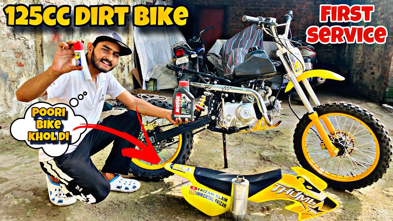 First Servicing My 125cc Dirt Bike At Home 🔧⚙️🪛 #dirtbike #faizanalam