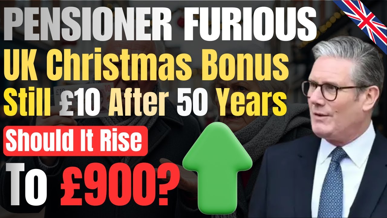 Pensioners Furious: UK Christmas Bonus Stuck at &pound;10 for 50 Years &mdash; Time for a &pound;900 Increase?