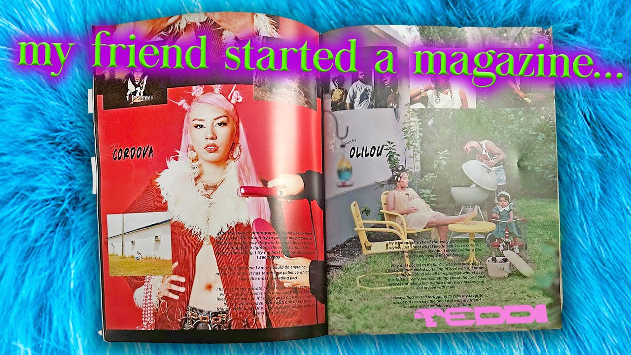 🧸💗 HOW TO START YOUR OWN MAGAZINE / ZINE 💿🦋 PHOTOSHOOT VLOG 💕🫧 L.LAVENDER