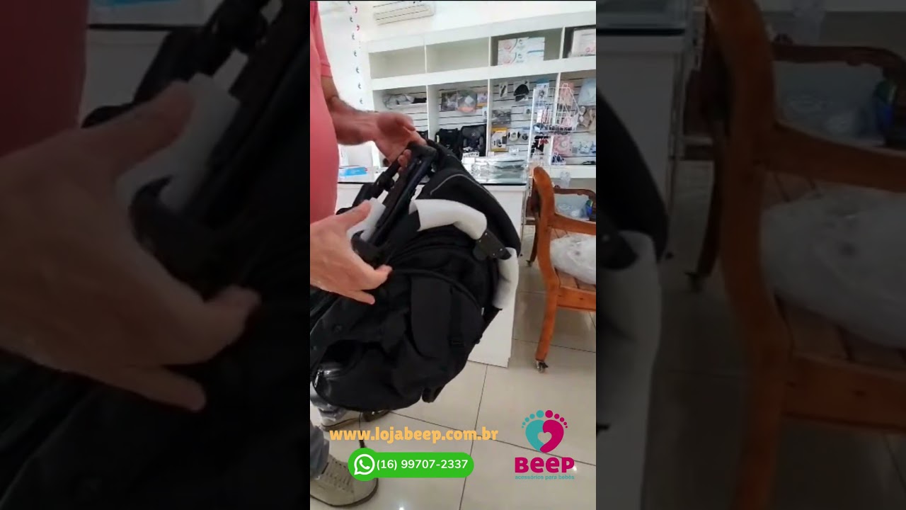 Como montar o carrinho de beb&ecirc; Zap Burigotto - Loja Beep