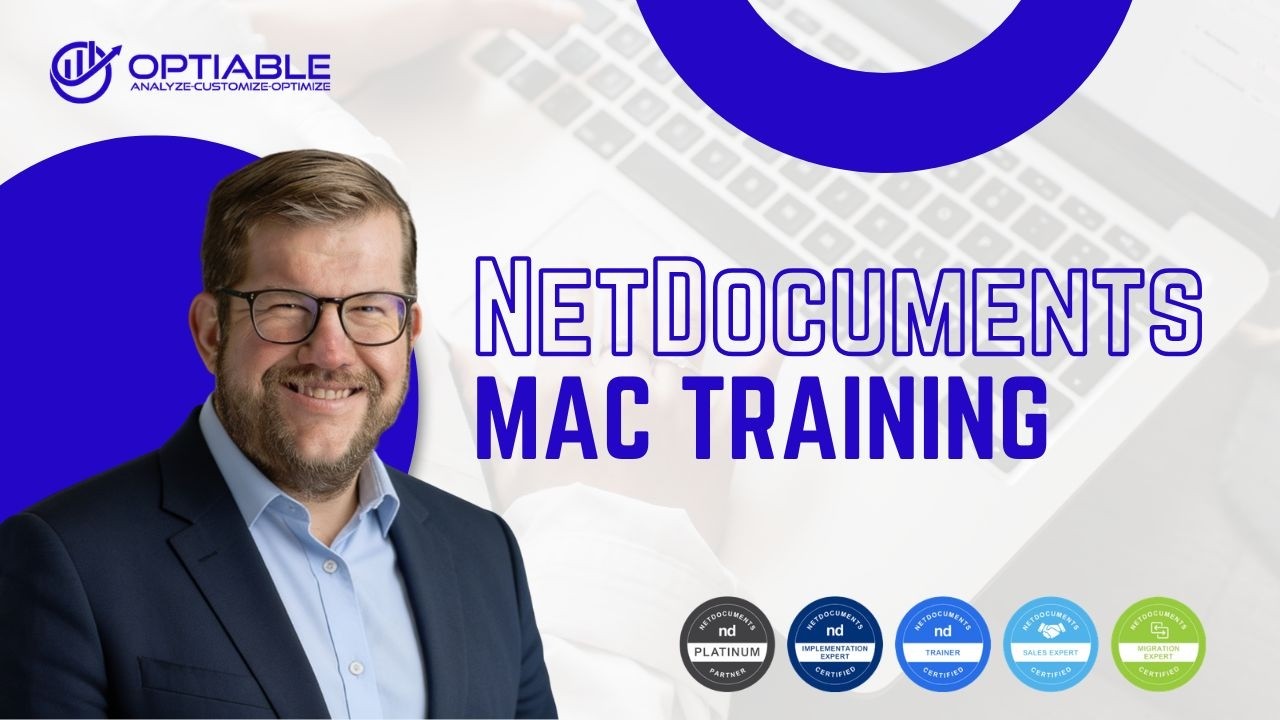NetDocuments Mac Training
