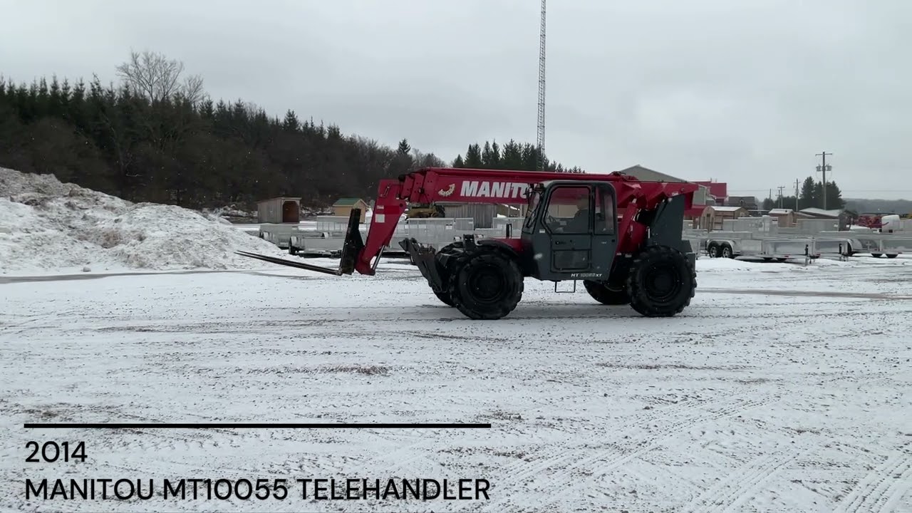 2014 Manitou MT10055 Telehandler