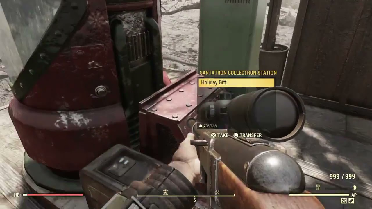 Fallout 76 holiday gifts are back possible glitch