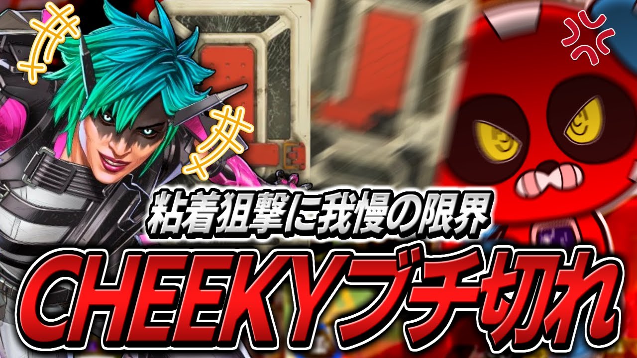 しつこすぎる狙撃にブチ切れて突撃するCHEEKY【APEX】
