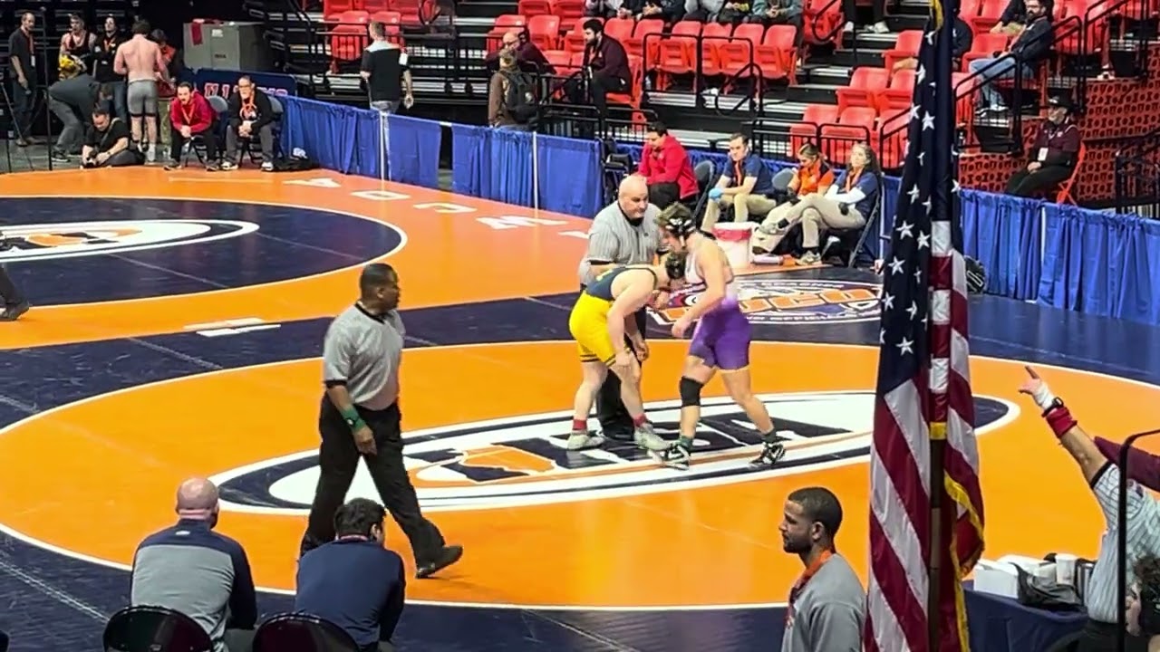 State tournament 190 pounds Worwa vs Rappa