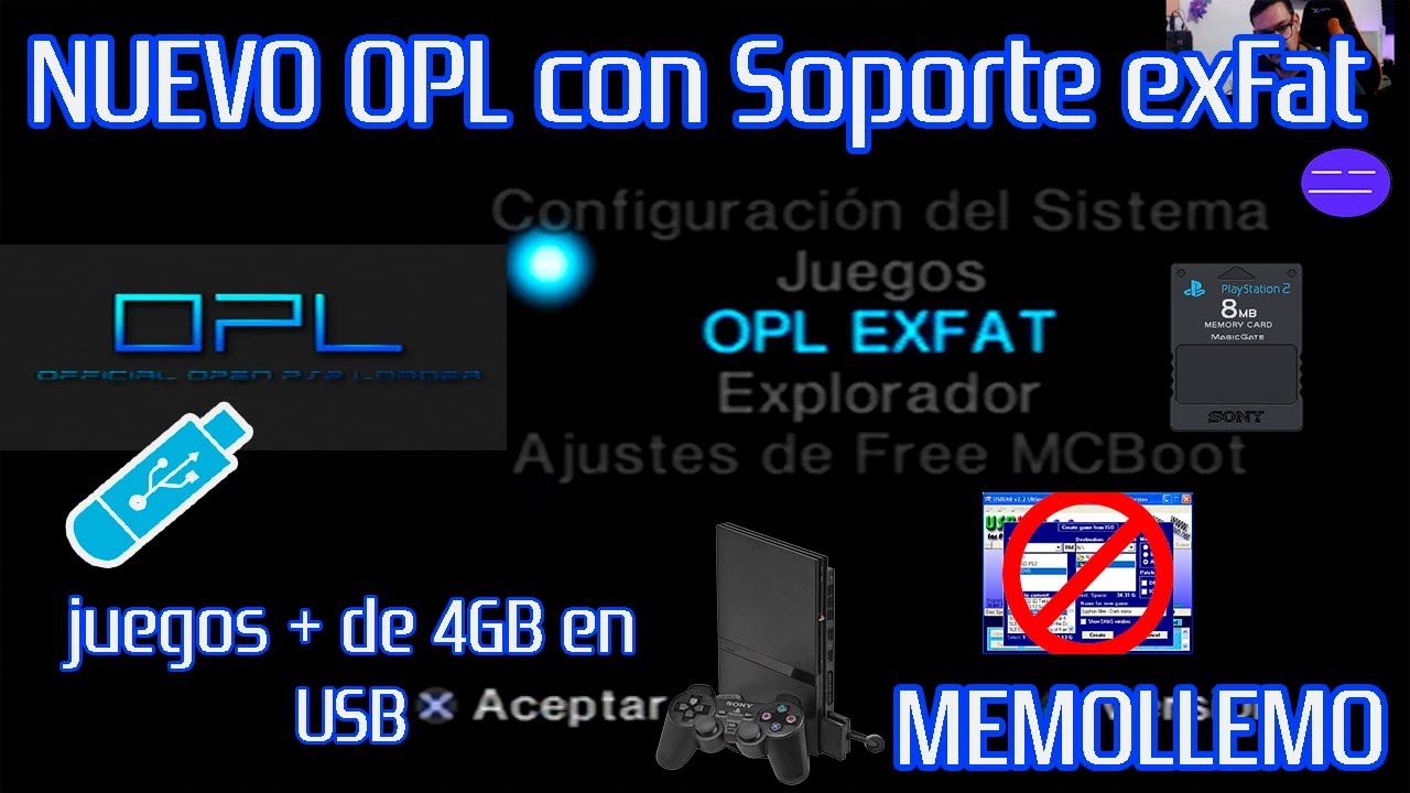 USB exFAT en PS2 | Nuevo OPL Adiós al USButli |