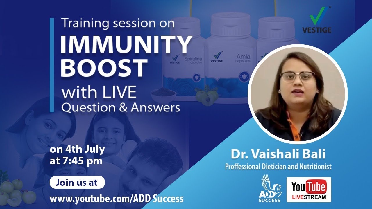 Power Session with Dr. Vaishali Bali | Tips to boost your Immunity | Vestige Marketing Pvt. Ltd.