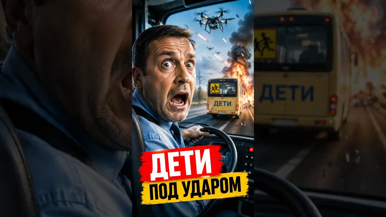 ⚡️ Атака дронов на автобус / Дети под ударом #новостидня #беларусь #геленджик