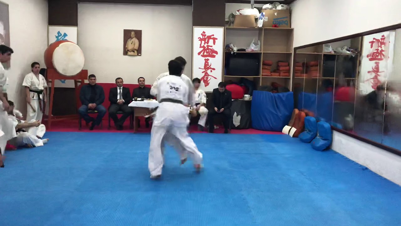 Salahat Hasanov Shinkyokushin Karate Azerbaijan 50 Kumite Part-4