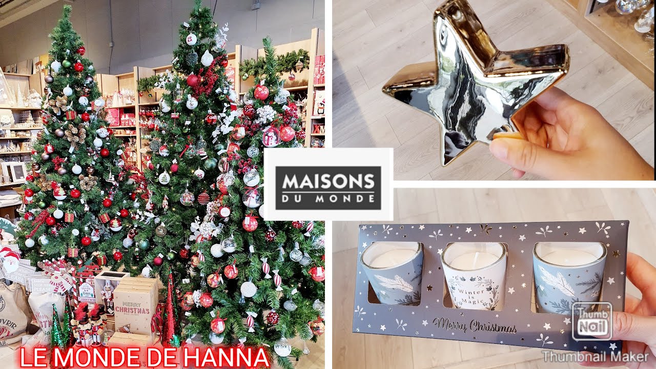 MAISONS DU MONDE 27-10 DÉCORATION DE NOËL 🎄 🎅