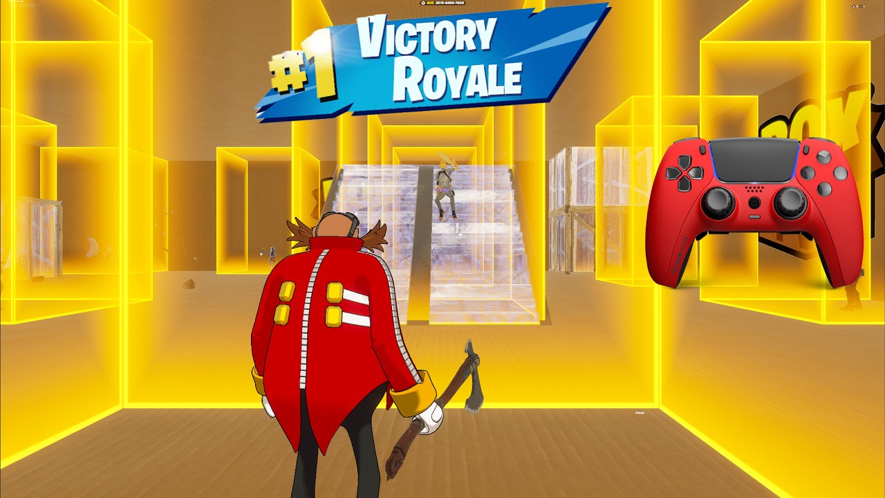 *NEW* DR. EGGMAN SKIN Fortnite Box PVP PS5 Controller🎮Gameplay