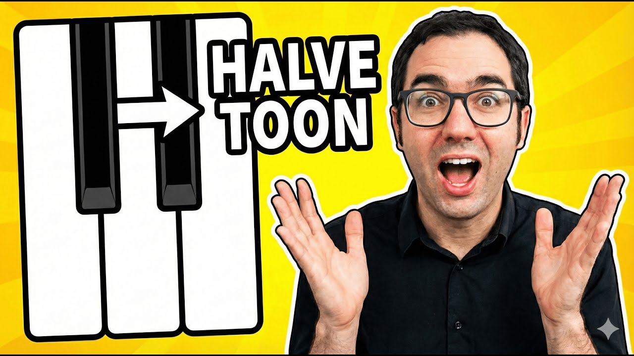 Halve toon vs hele toon – simpel uitgelegd op de piano