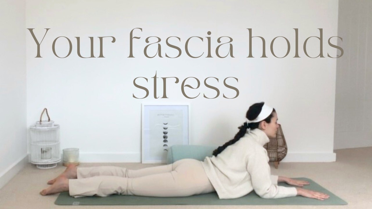 Your Fascia Holds Stress | 27-Minute Yin Yoga with Affirmations (Minimal Cues)