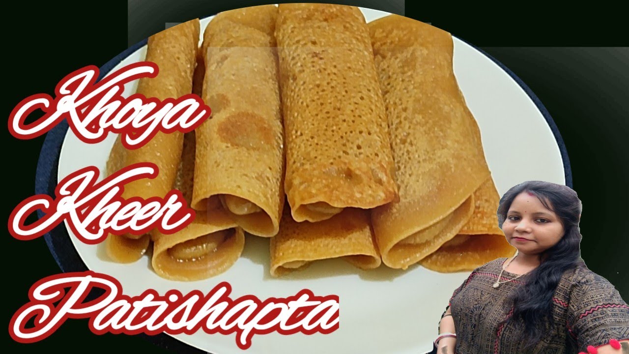 খোয়া ক্ষীরের পাটিসাপটা 🔥|| Khoya Kheer Patishapta 💥|| how to make Patishapta👈 | Patishapta recipe👌
