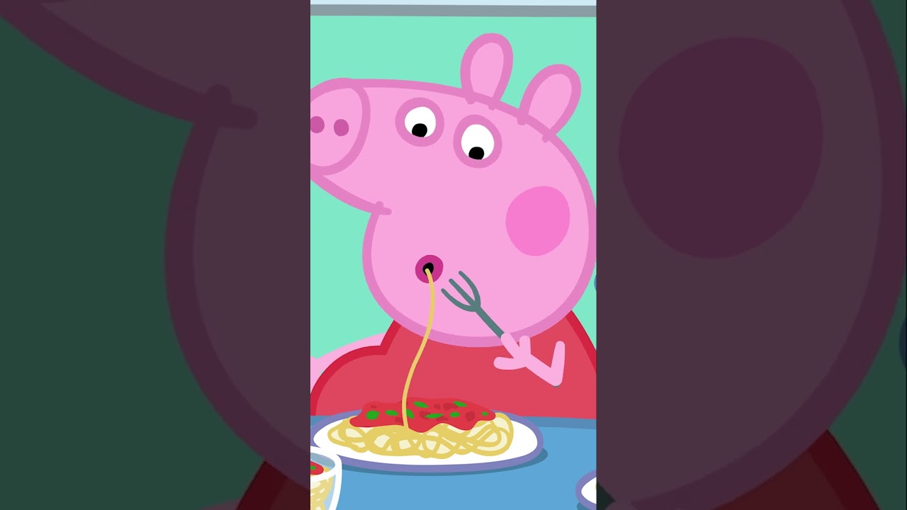 Peppa Pig is Craving Spaghetti! 🐷🍝  #shorts