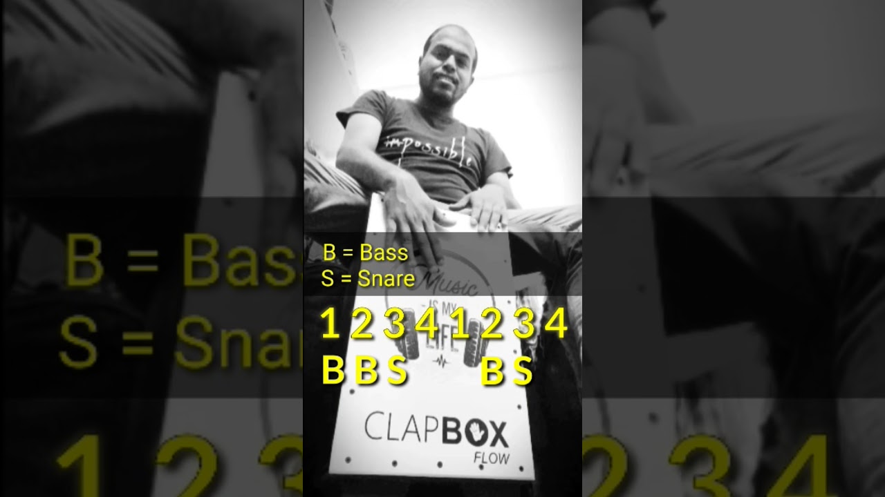 How to play cajon grove #shorts #cajon #cajontutorial #clapbox