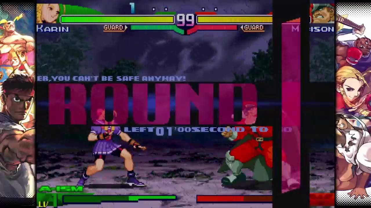 Street Fighter Alpha 3 Upper Karin Arcade mode February 2026