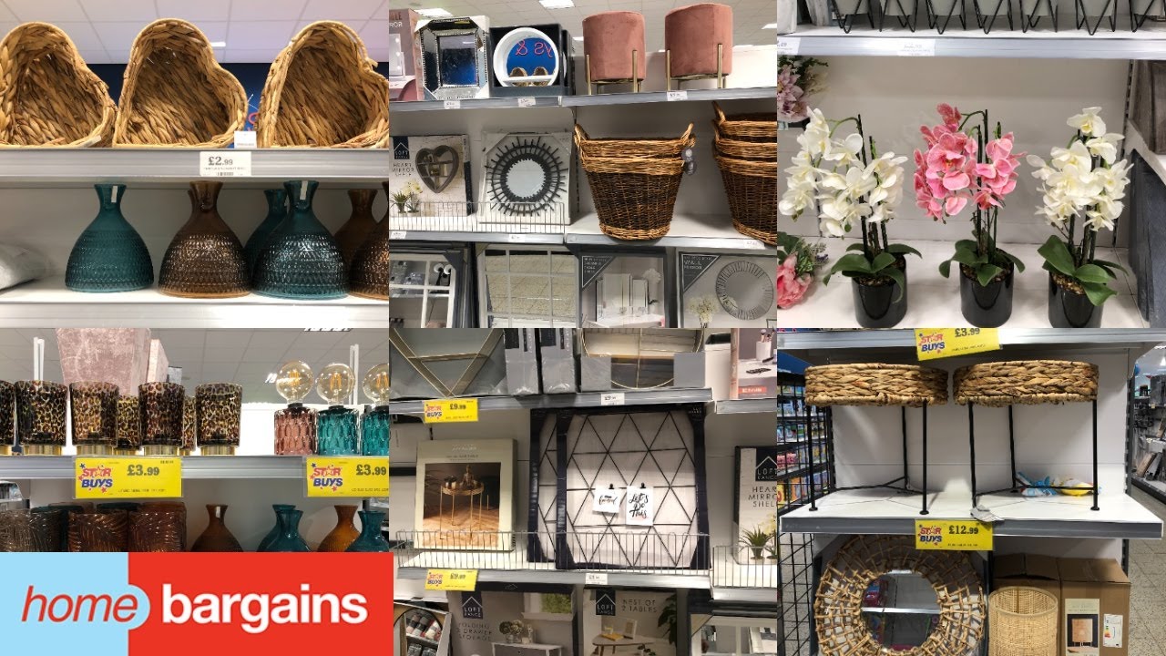 HOME BARGAINS HOME COLLECTIONS WITH PRICE AUGUST 2021 | HOME BARGAINS SHOPPING HAUL | TRAVELANDSHOP