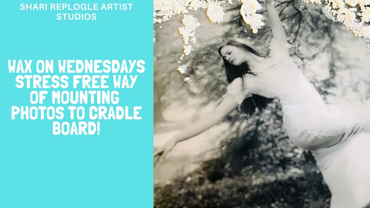 Wax on Wednesdays Stress Free Way of Mounting Photos to Cradle Board !
