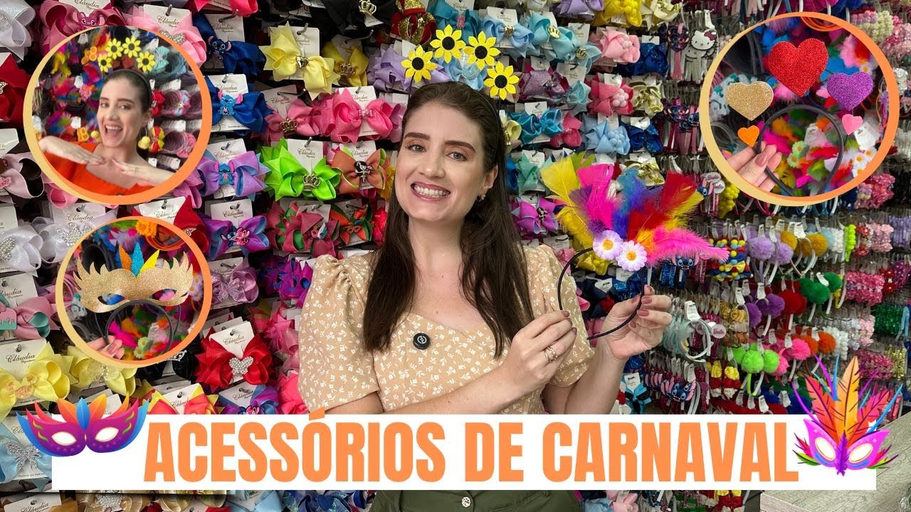 ACESSORIOS DE CARNAVAL DIRETO DO FABRICANTE NA 25 DE MARÇO
