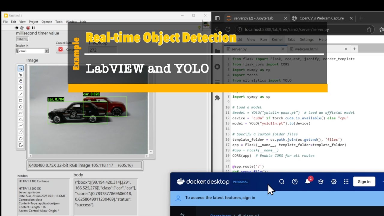 Real-time Object Detection with LabVIEW and YOLO