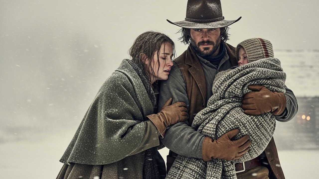 She Was Lost in the Snowstorm With Her Daughter, The Cowboy Found Them and Said 