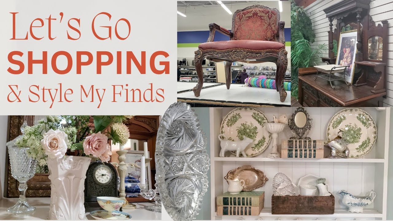 Thrift With Me & Haul | How To Get That Beautiful Old World Vintage Look In Your Home