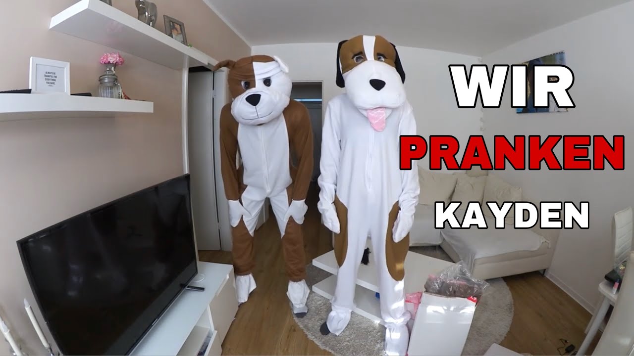 HUNDEKOSTÜM PRANK an KAYDEN 😱