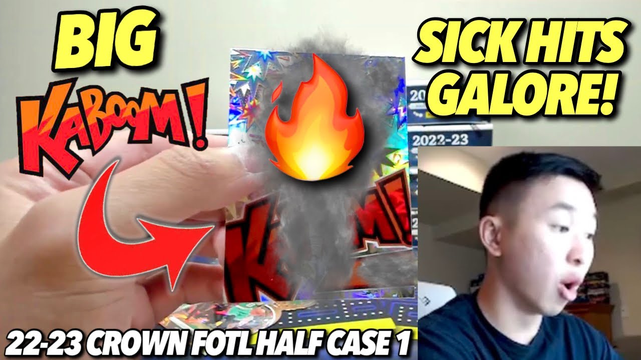 BIG KABOOM! 🤯💥 2022-23 Panini Crown Royale Basketball FOTL 8-Box Half Case Break #1