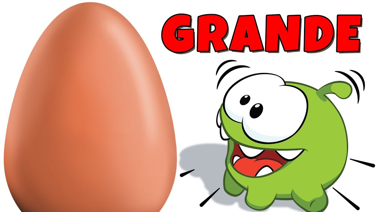 Aprende tamaños con huevos sorpresa | videos educativos | Aprende con Om Nom
