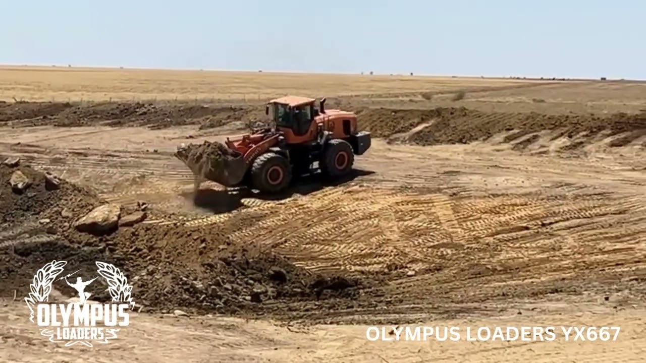 Wheel Loader in Action Desilting a Dam 2023 | YX667 | Olympus Loaders