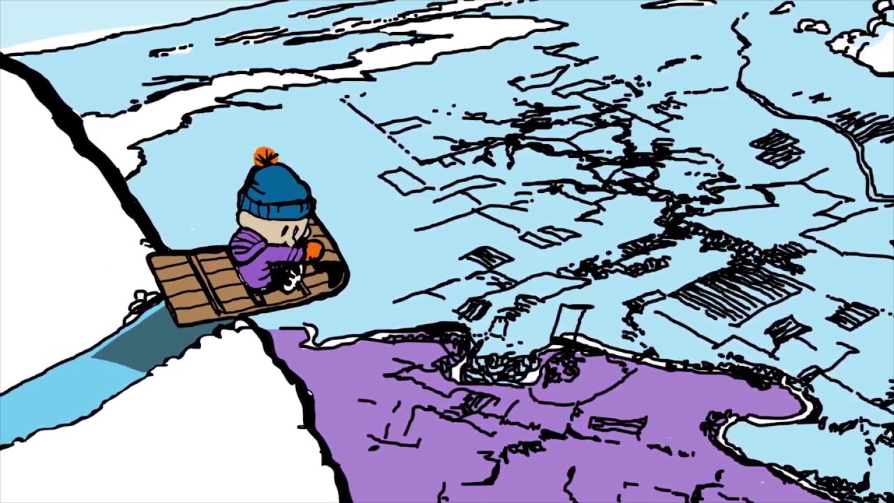 Calvin & Hobbes Winter Strip Animated 2021 | February 21, 1993