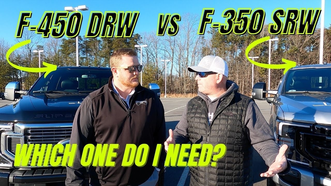 F-450 DRW VS F-350 SRW | FIFTH WHEEL TOWING | WHICH ONE DO YOU NEED?