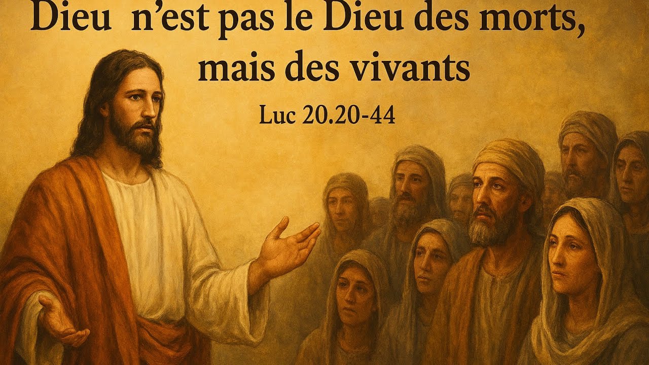 Dieu n’est pas le Dieu des morts, mais des vivants (Luc 20.20-44) |Parole Vivante et d'espoir ||