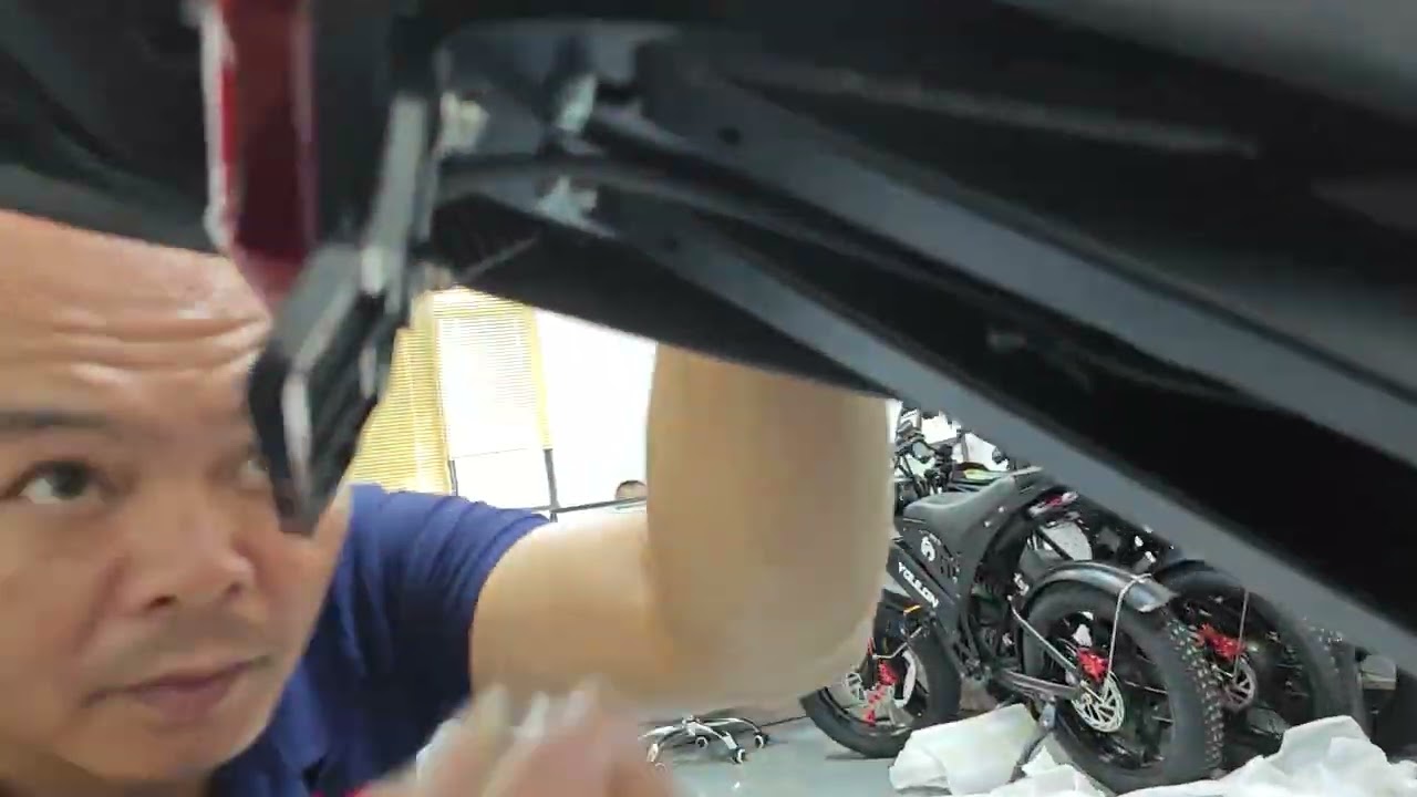 Bopzin Q8 60V Fat tire mountain electric motorcycle for aldult Unboxing video