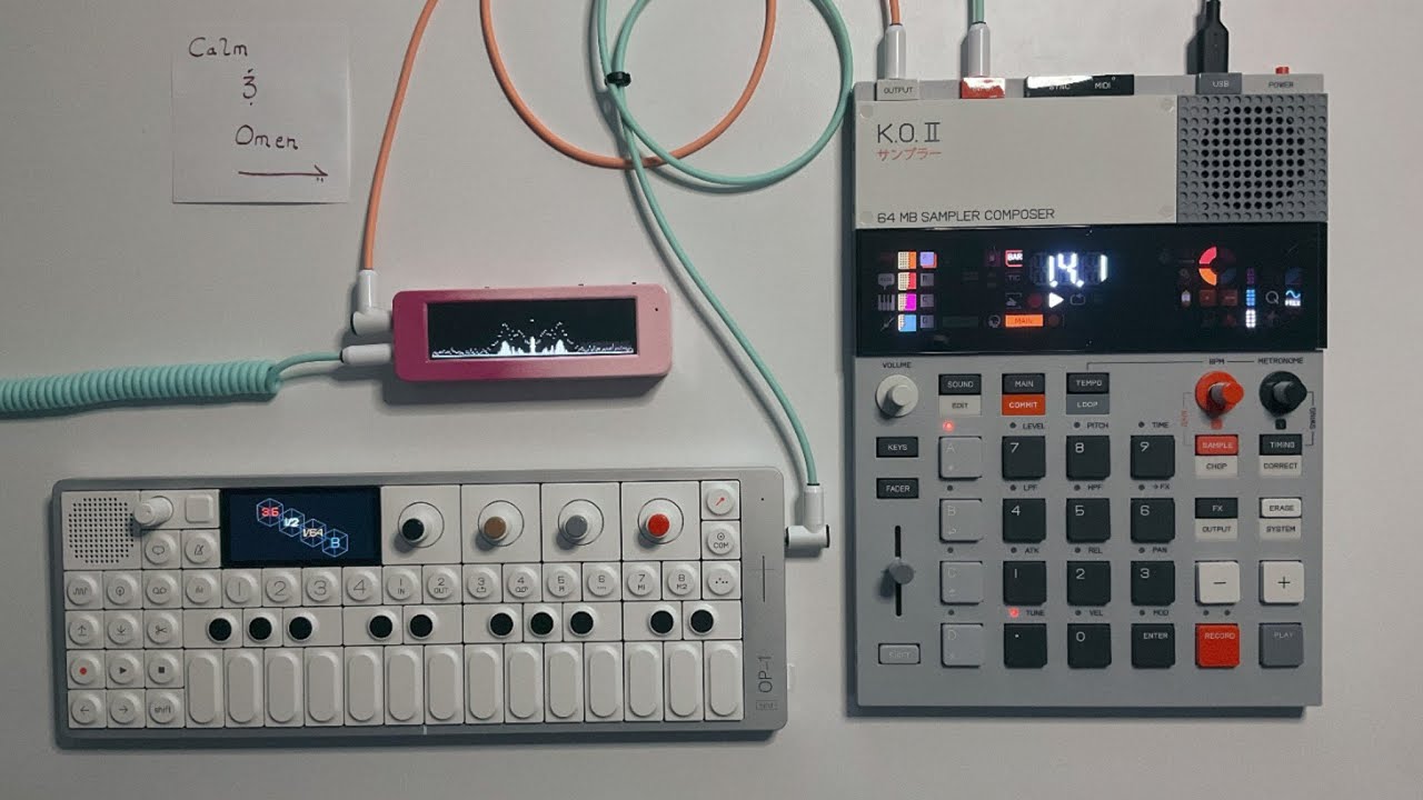 Calm & Omen  - Laid Back House Beat From Scratch with the OP-1 Field and EP-133 KOii