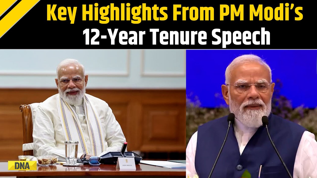 PM Modi News: Top Highlights From PM Modi&rsquo;s Speech Marking 12 Years In Office