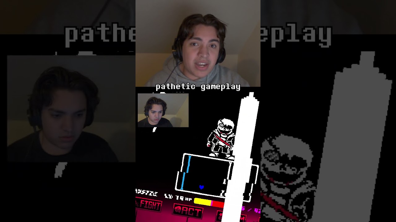 Худший игрок в фанатскую игру Undertale: