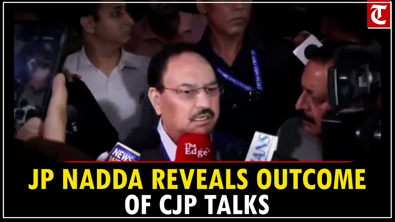BREAKING LIVE: JP Nadda, Jitendra Singh Address Media After Meeting CJP Delegation | Sonam Wangchuk
