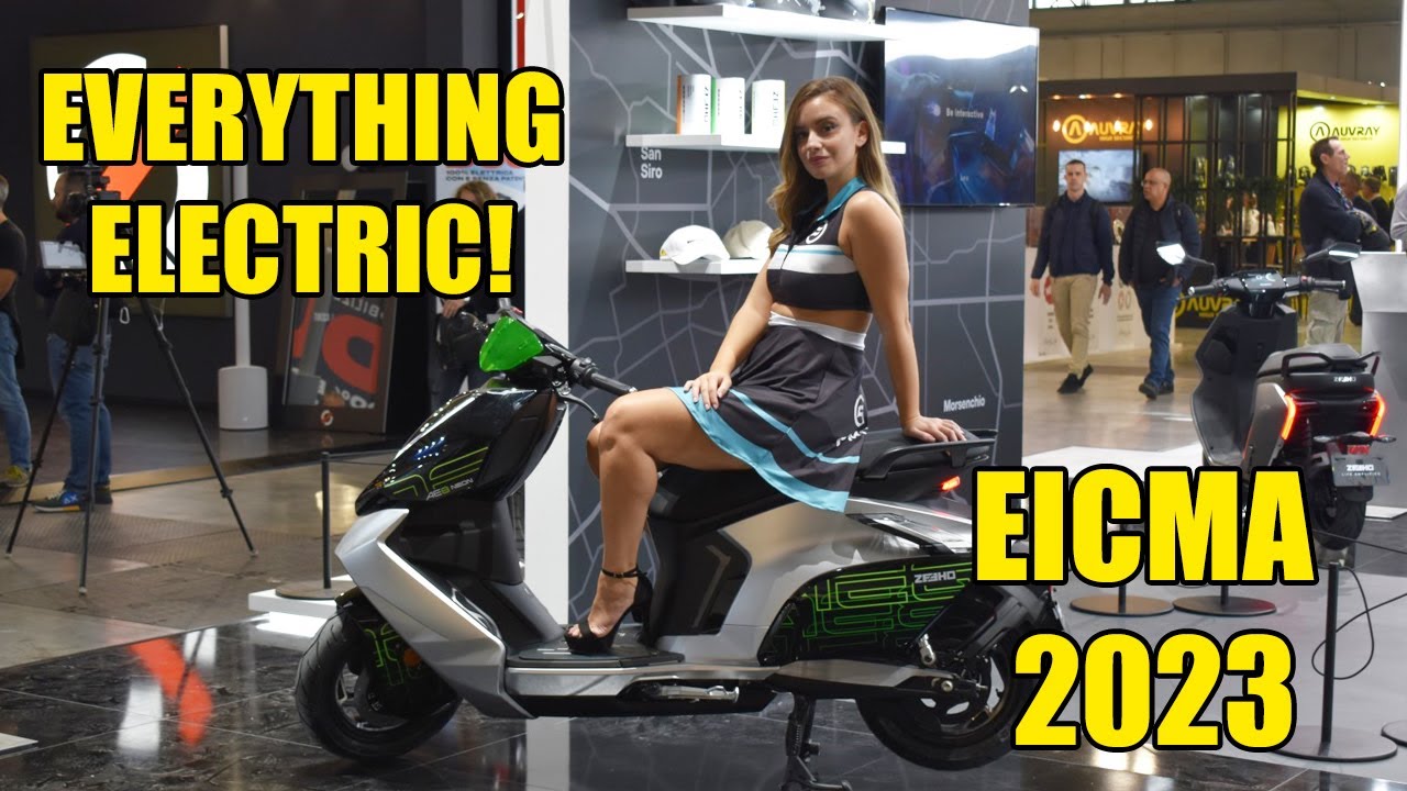 Everything ELECTRIC - EICMA 2023! (Tour video) | GetElectric.gr